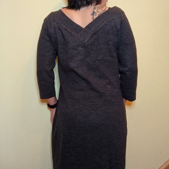 Long Grey Sweater - Picture 3 of 4